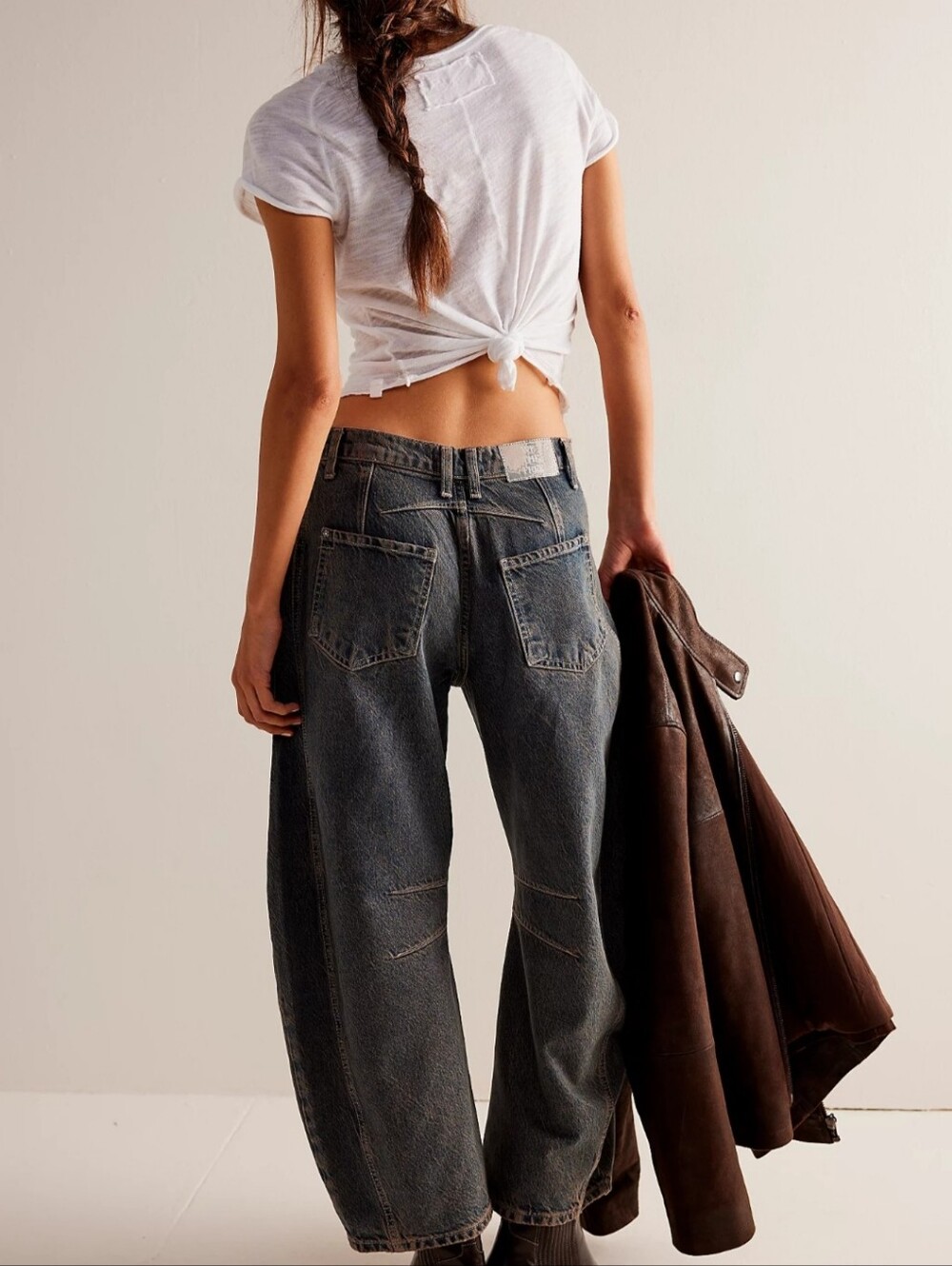Free People We The Free Lucky You Mid Rise Barrel